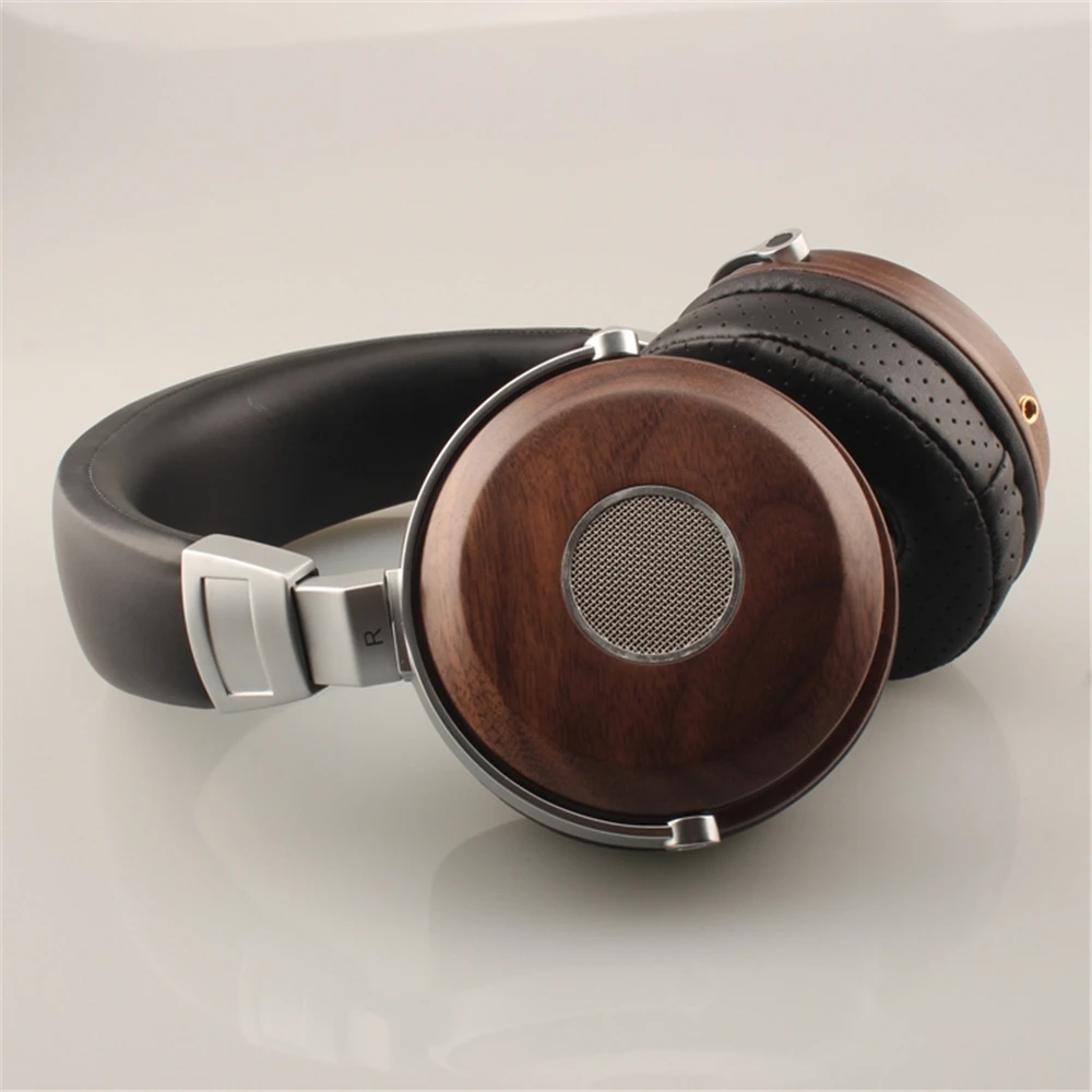 Blon B7 грецкий орех деревянные HiFi наушники над ухом бериллиевый сплав драйвер