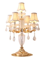 european style table lamp luxury bedroom american modern minimalist warm creative wedding room nordic decorative crystal lamps