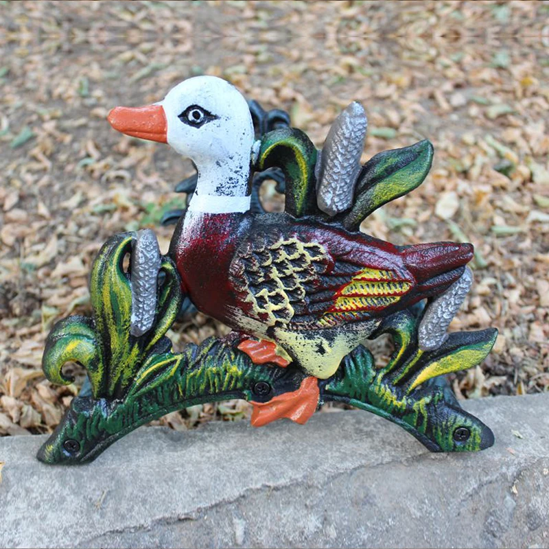 Литой чугун настенная держатель шланга утка шланговые трубы катушки вешалка для