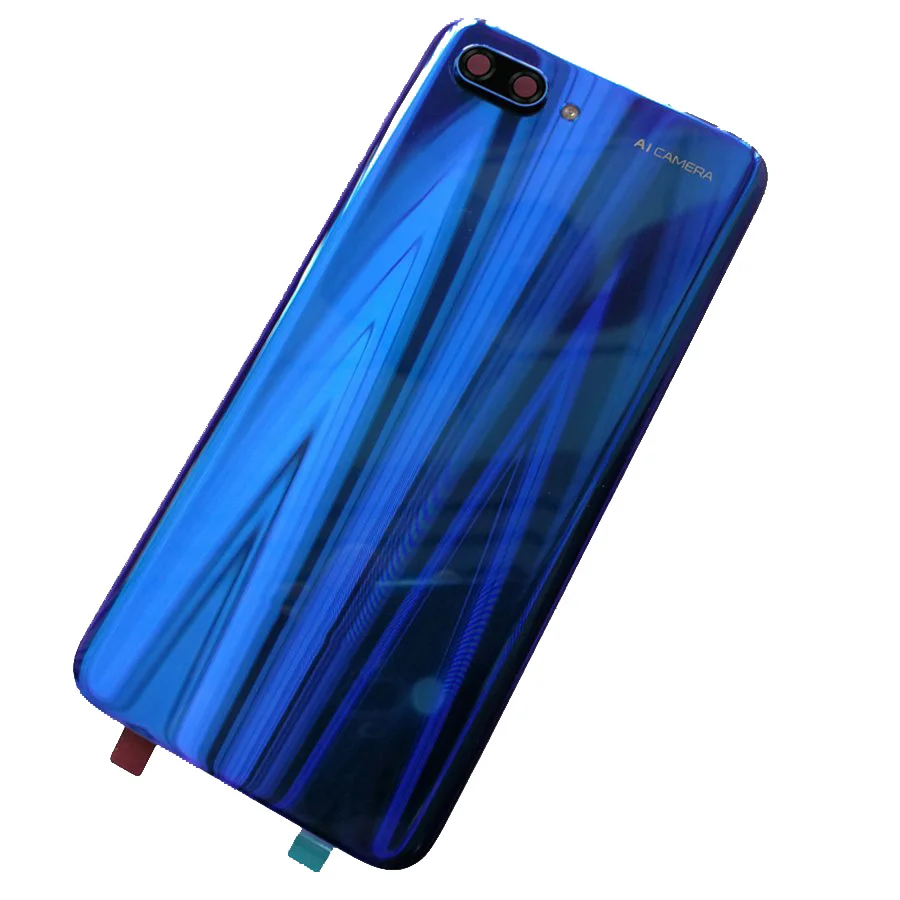 Для huawei Honor 10 крышка батареи с камерой стекло объектив для huawei Honor 10 крышка батареи задняя крышка Стекло чехол задняя крышка корпус дверь