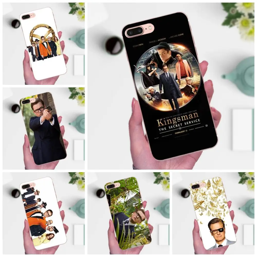Kingsman золотой круг для Galaxy A3 A5 A7 On5 On7 2015 2016 2017 Grand Alpha G850 Core2 Prime S2 I9082 мягкий чехол из