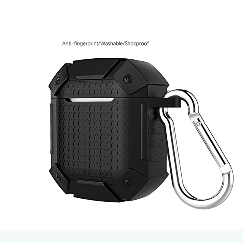 Защитный чехол для Airpods защитная сумка наушников TWS силиконовый зарядки с