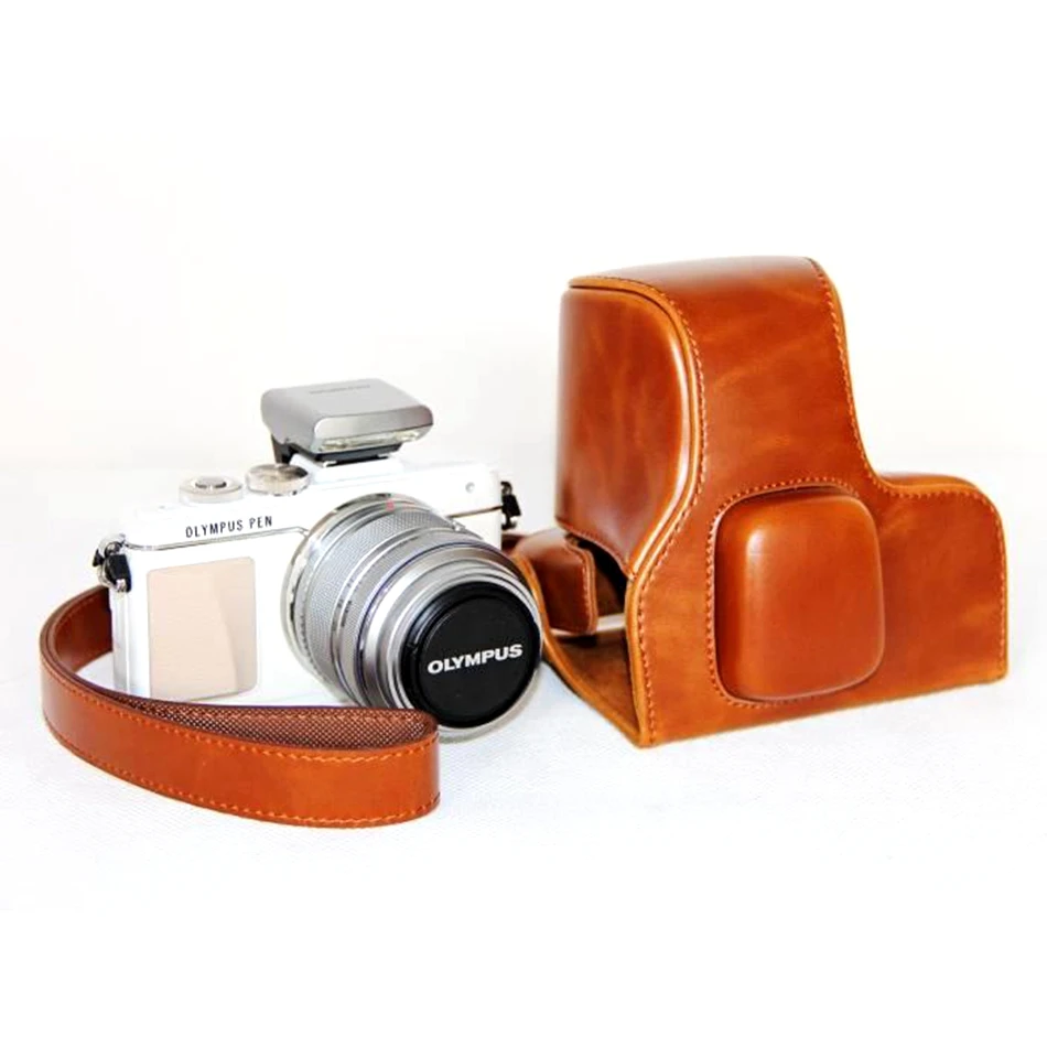 Чехол-сумка для камеры OLYMPUS Pen из искусственной кожи E-PL7 EPL7 EPL8 с объективом 14-42 мм