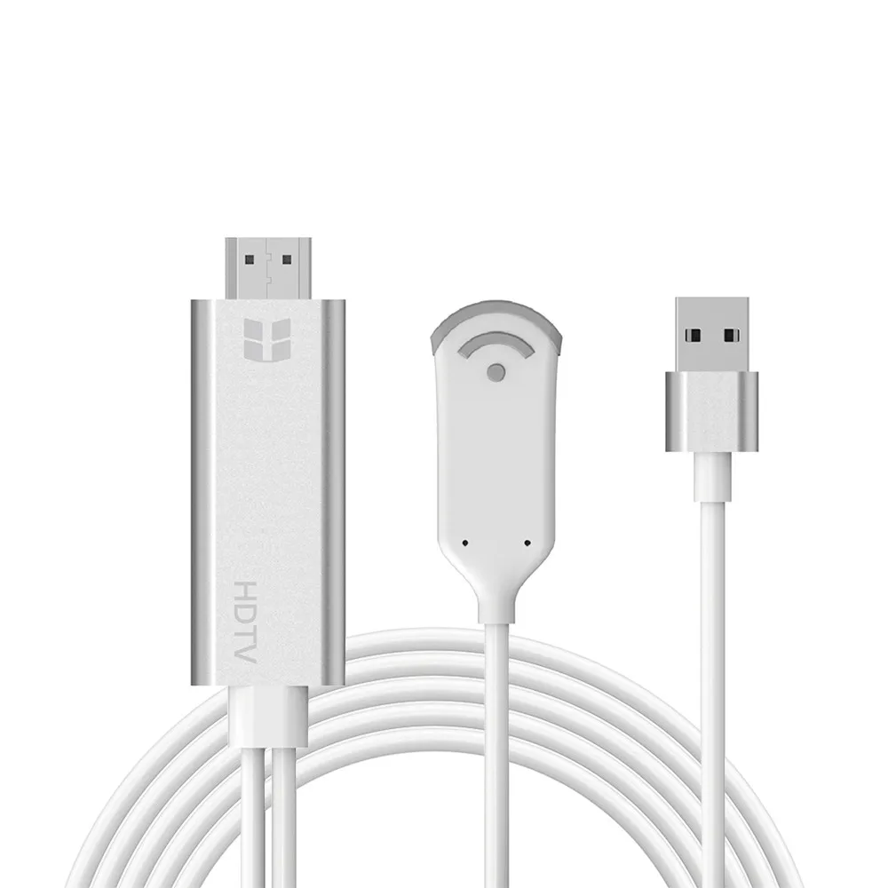 Беспроводной WiFi зеркальный литой кабель для MHL к HDMI конвертер 1080 P HDTV адаптер hdmi