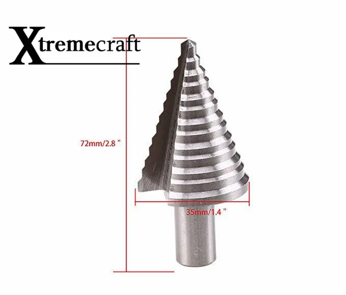 Xtremecraft 1 шт. 5-35 мм ступенчатое сверло 6542 для металла высокоскоростной стальной