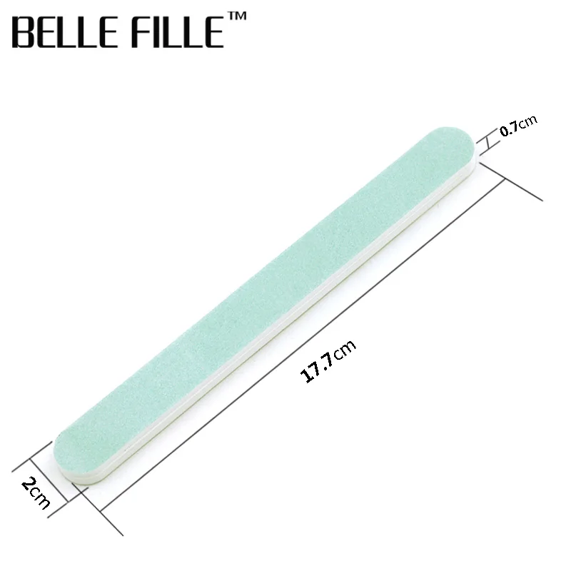 Belle Fille 5 шт. пилка для ногтей блок розовая Чистящая Кисть-инструмент маникюра