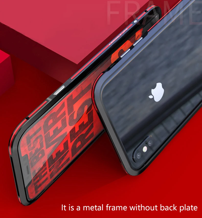 LUPHIE для iPhone XS Max чехол Роскошный тонкий милый жесткий металлический алюминиевый сплав защитный чехол-бампер для телефона для iPhone XR чехол