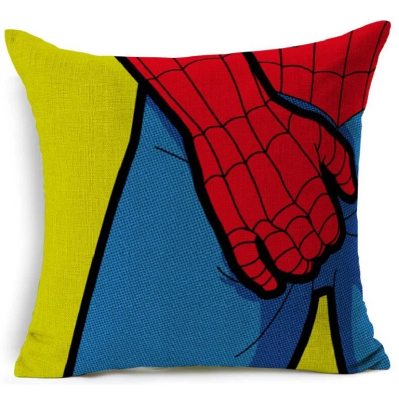 Наволочка поп Забавный герой льняная наволочка для подушки украшение дома