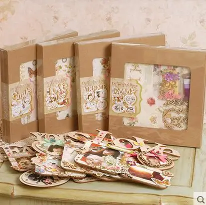 

Альбом для скрапбукинга «сделай сам», альбом для влюбленных, деревянные рамки для 8-дюймового альбома, семейный Смайл Albun SWF