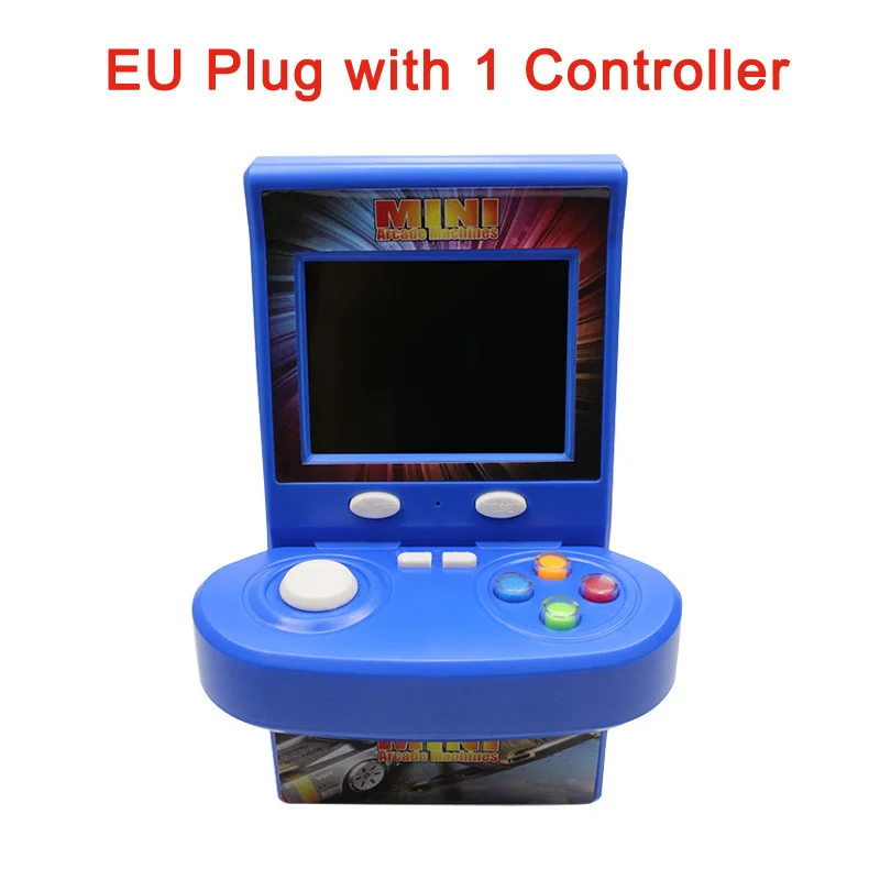 1pcs Blue-EU 2,8 дюймовый экран мини портативный игровой плеер встроенные 100 игры с двумя контроллерами игровая машина Классическая портативная игровая консоль - Цвет: 1pcs Blue-EU