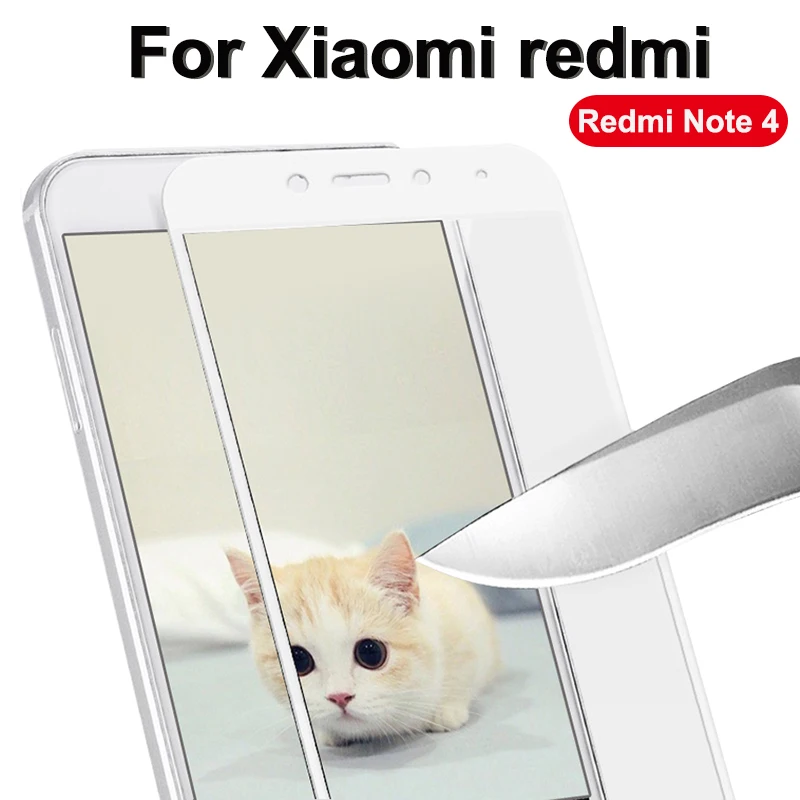 Закаленное стекло 2.5D для Xiaomi redmi note 4 Защитная пленка экрана HD xiami note4 5