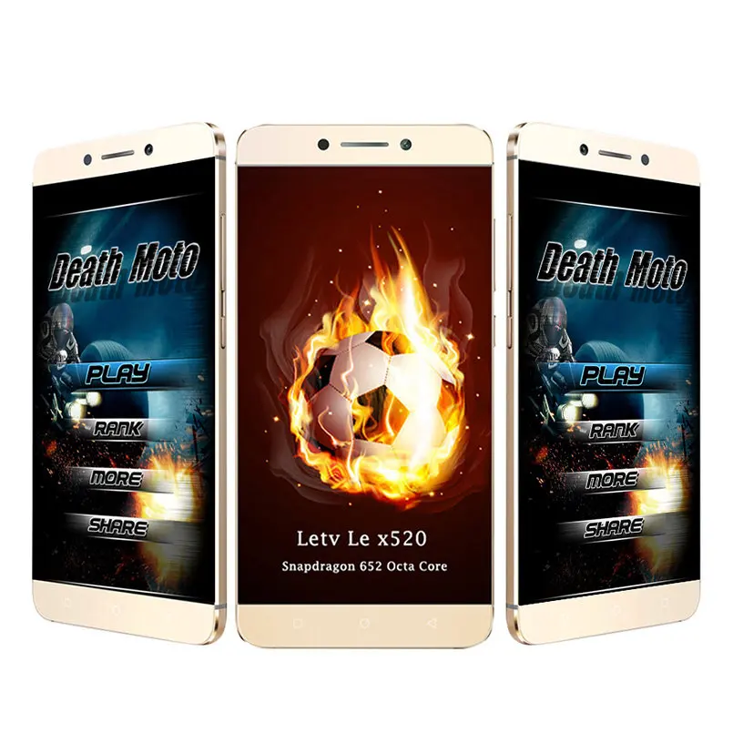 5," Letv LeEco Le 2X520 Мобильный телефон Snapdragon 652 Восьмиядерный мобильный телефон 3 ГБ 32 ГБ 1920x1080 16 Мп Android отпечаток пальца