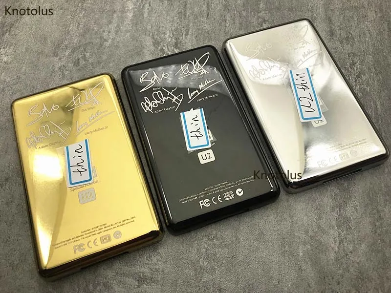 Slver золотой черный U2 edition стильный металлический чехол-накладка для iPod 6th 7th gen classic 80gb 120gb 160gb тонкий и толстый