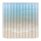 Занавеска для душа из полиэстера, водонепроницаемая, 72 дюйма, 12 крючков, комплект аксессуаров для ванной дюйма