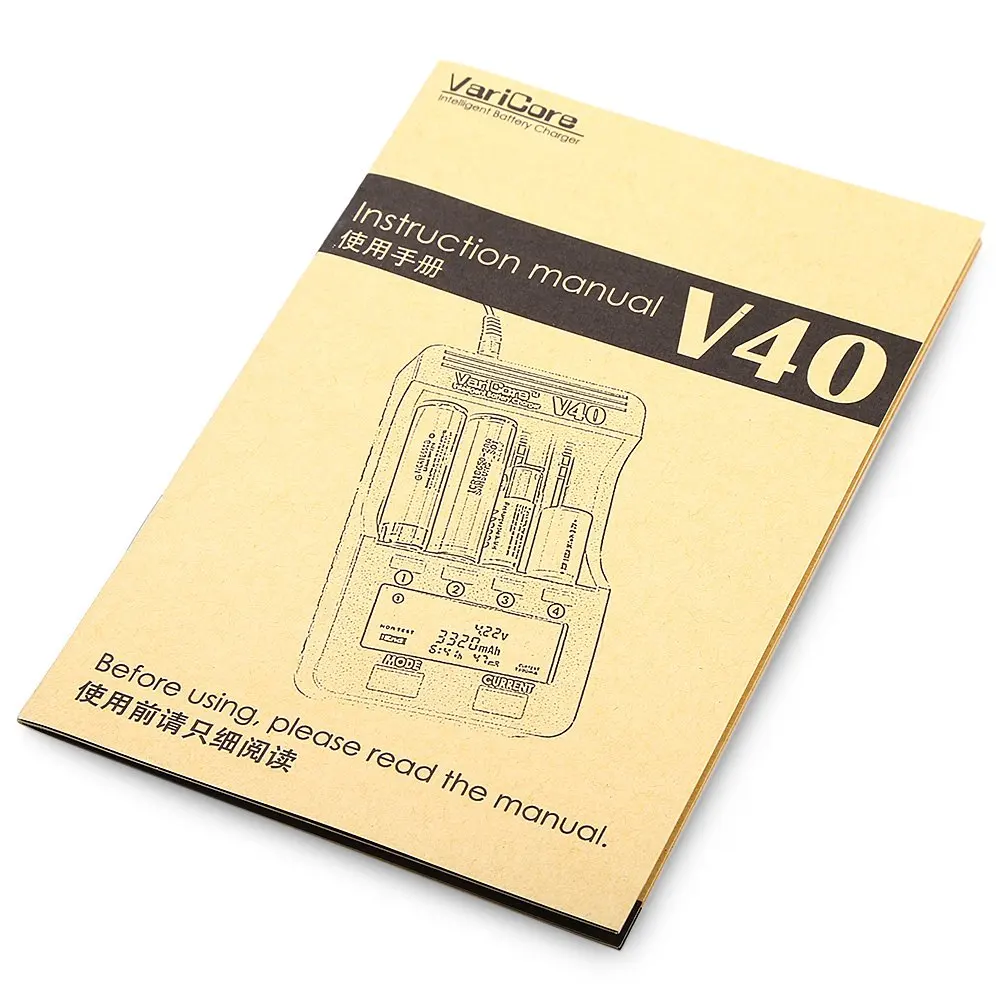 Новое зарядное устройство VariCore V40 lcd для 3,7 V 18650 26650 18500 16340 14500 18350 литиевая батарея 1,2 V AA/AAA NiMH батареи