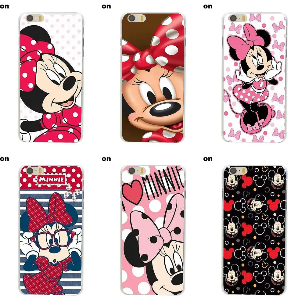 Чехол из ТПУ для Galaxy Alpha Core Prime Note 4 5 8 S3 S4 S5 S6 S7 S8 S9 mini edge Plus Minnie Mouse|Чехлы-накладки| |