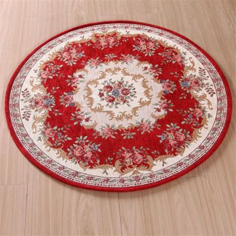 Новинка новый Джейн Европейский дом с круглым ковровым покрытием компьютерное