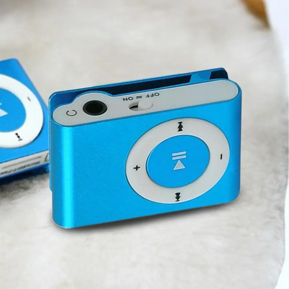 Портативный мини mp3 плеер SeenDa с клипсой USB MP3 поддержка карт Micro TF зеркальный