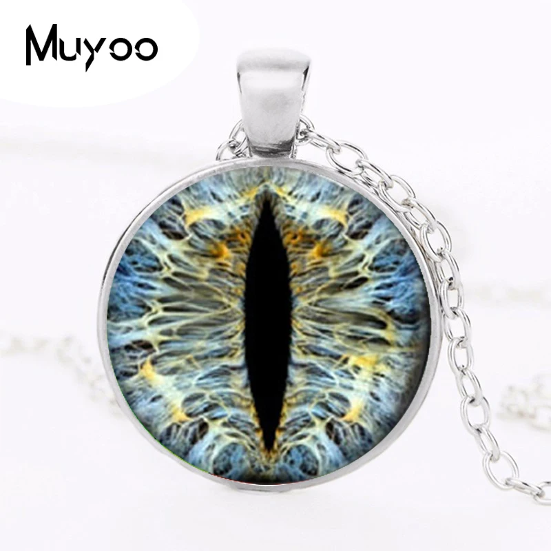 Кулоны с кулоном Dragon Eye цветные художественные фотоподвески из стекла для