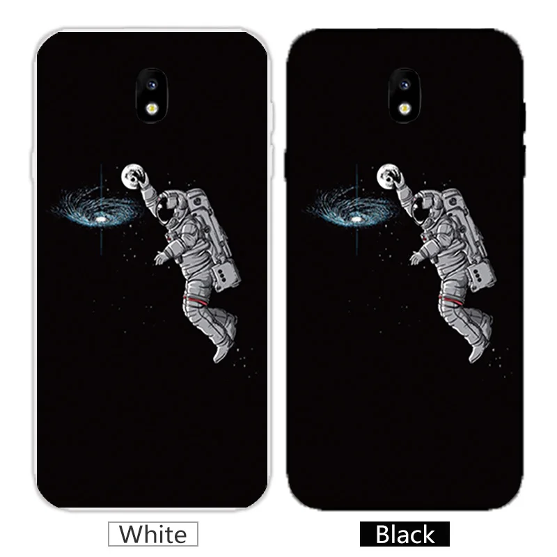 For Samsung Galaxy J7 2017 J730F (EU Version) Silicone TPU Heaven Phone Cases 5.5 inch for J730 Black Back Matte Cover |