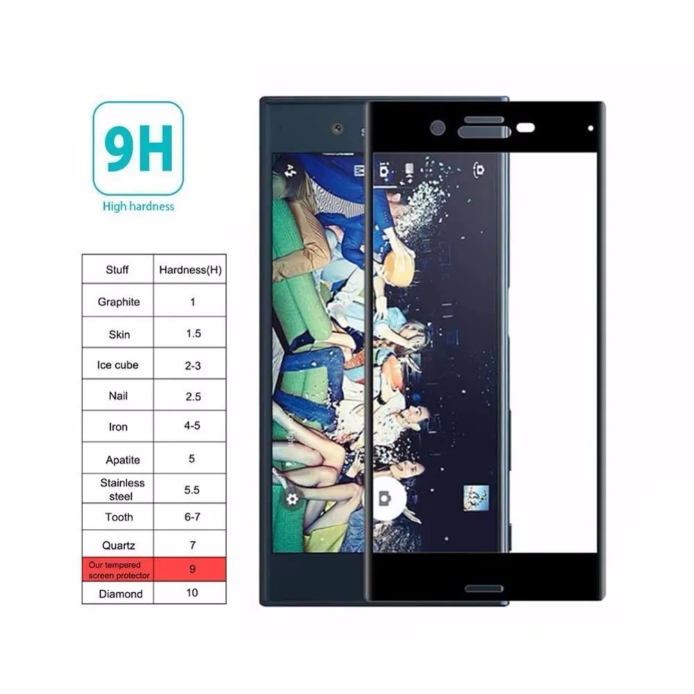 Защитное стекло для Sony Xperia XA1 закаленное изогнутое с полным 3D покрытием Ultra G3112 G3116