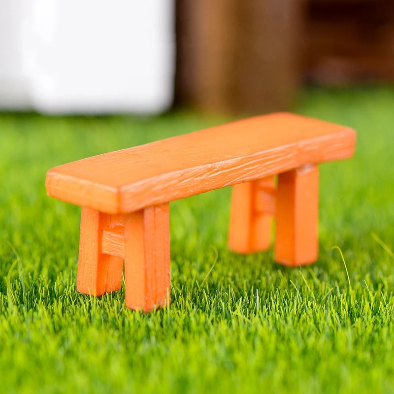 1 шт. милый деревянный стул для пары DIY Смола Фея Сад ремесло украшение