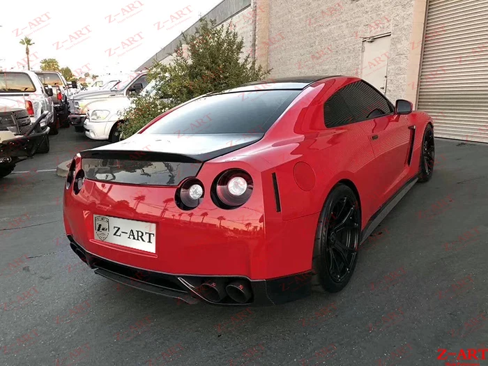 Z-ART углеродное волокно Задняя Крышка багажника для GTR R35 2009-2019 GT-R | Автомобили и