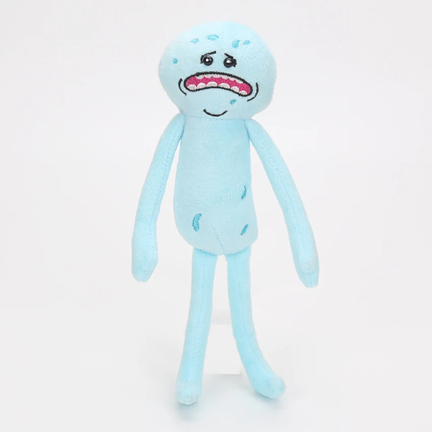 sad Meeseeks 17 см-30 см Рик и Морти пенный счастливый печальный помогайки Mr Poopybutthole рассольник Рик Мягкие плюшевые игрушки куклы для детей подарок - Цвет: sad Meeseeks