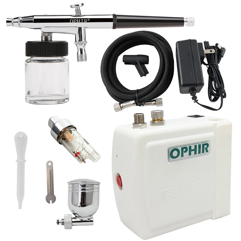 Комплект компрессора Airbrush OPHIR DC 12 В 0 3 мм комплект аэрографа двойного действия с