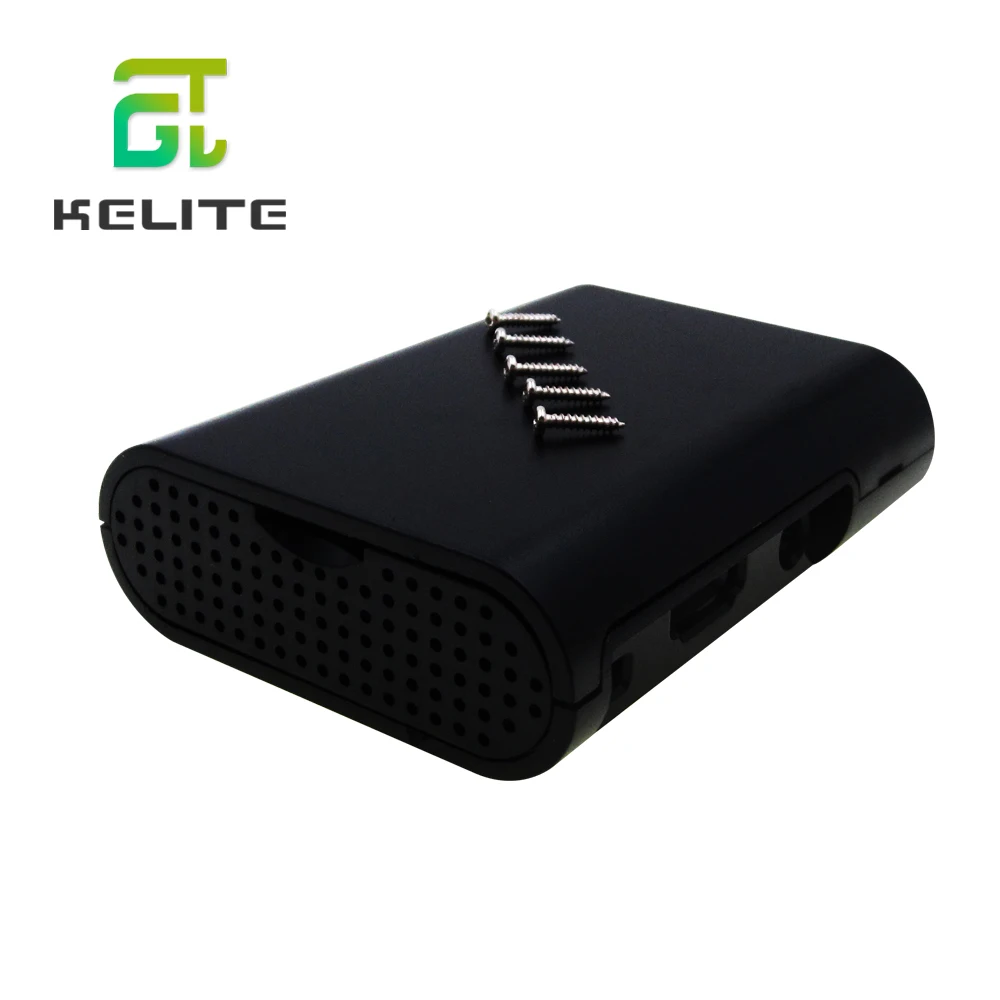 HAILANGNIAO 1 шт. Raspberry Pi 3 Model B Plus &amp 2 черный чехол Корпус корпус Коробка ABS коробка |