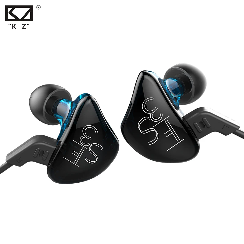

Earphones KZ ES3 In-ear Earphone Noise Cancelling Ear Buds HiFi Bass Auriculares 3.5MM Stereo Headset With Microphone 3.5MM