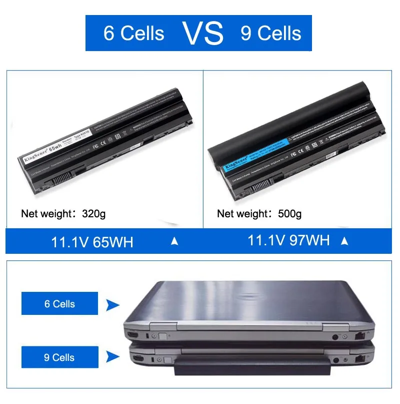 KingSener Корея сотовый N3X1D Батарея для Dell Latitude E5420 E5430 E5520 E5530 E6420 E6520 E6430 E6440 E6530 M5Y0X hxvw T54FJ