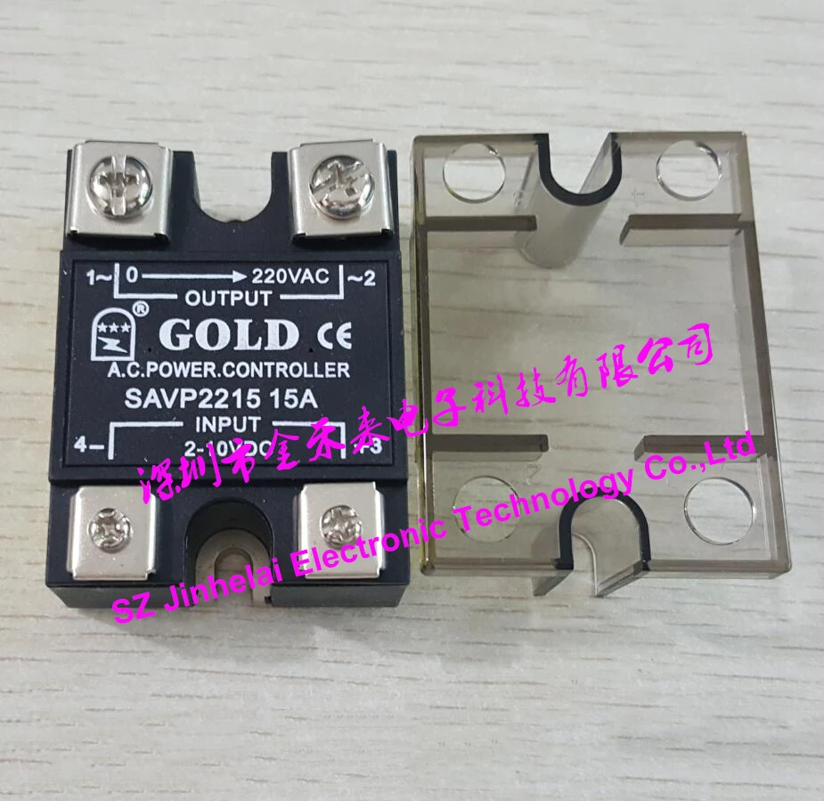 

New and original SAVP2215 GOLD Solid state relay Regulating module 15A 220V 2-10V or 4-20MA