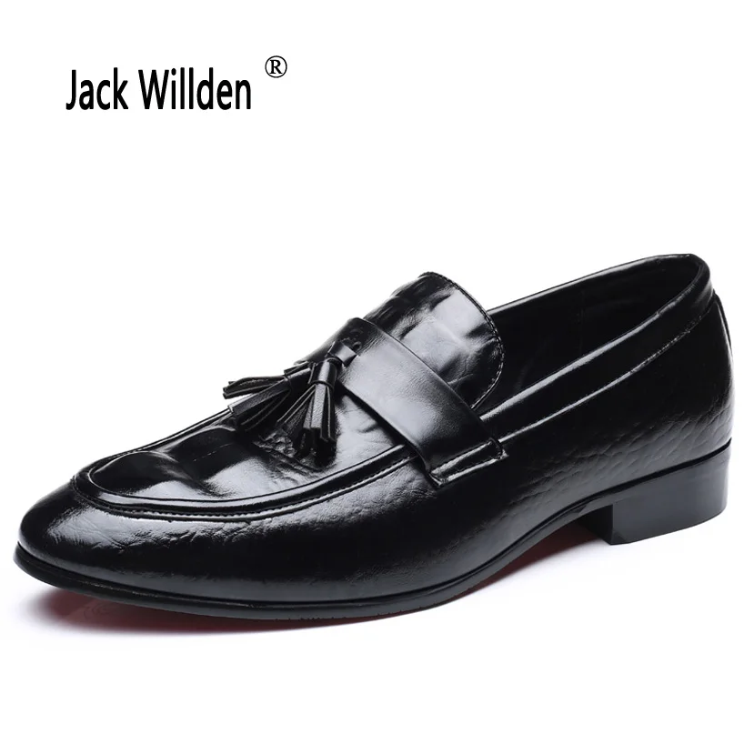 Jack Willden/Большие размеры 38-48 мужские лоферы в итальянском стиле осенние модельные