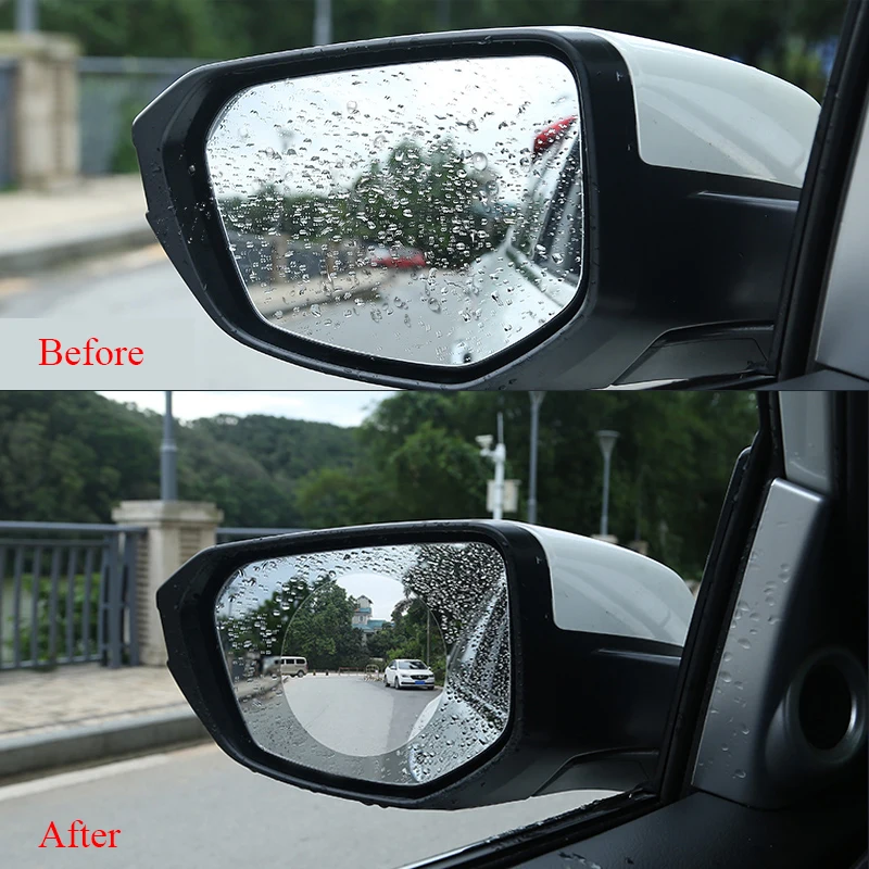 2 шт. непромокаемая пленка на зеркало заднего вида автомобиля наклейки привод