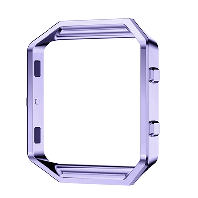 light purple Сменный Чехол-держатель из нержавеющей стали, рамка для Fitbit Blaze, трекер активности, аксессуары для умных часов - Цвет: light purple