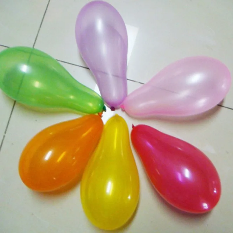 Воздушные шары с водой 500 шт./пакет цветные воздушные для детей вечерние шарики