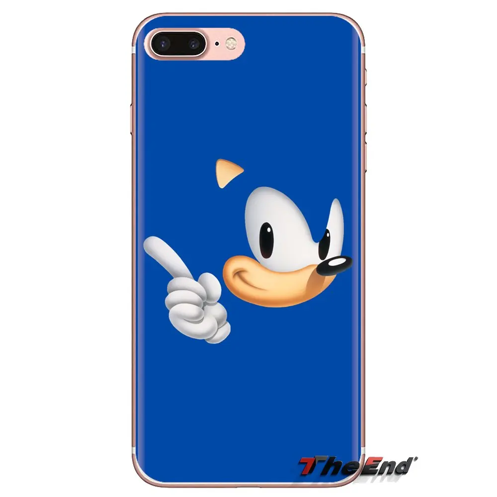 Мягкие прозрачные чехлы для iPod Touch Apple iPhone 4 4S 5 5S SE 5C 6 6S 7 8 X XR XS Plus MAX Sonic the Hedgehog |