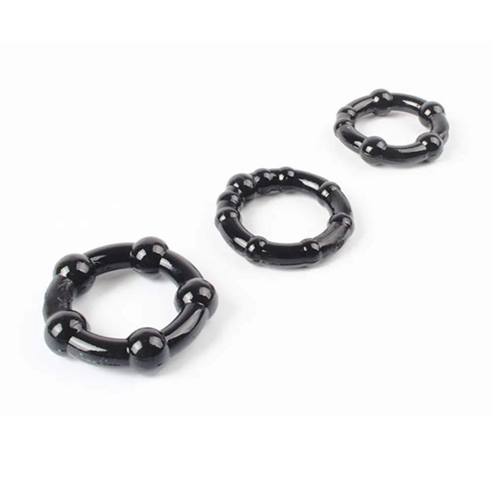 EXVOID 3 шт./компл. двойное кольцо на член из термоэластопласта секс игрушки для