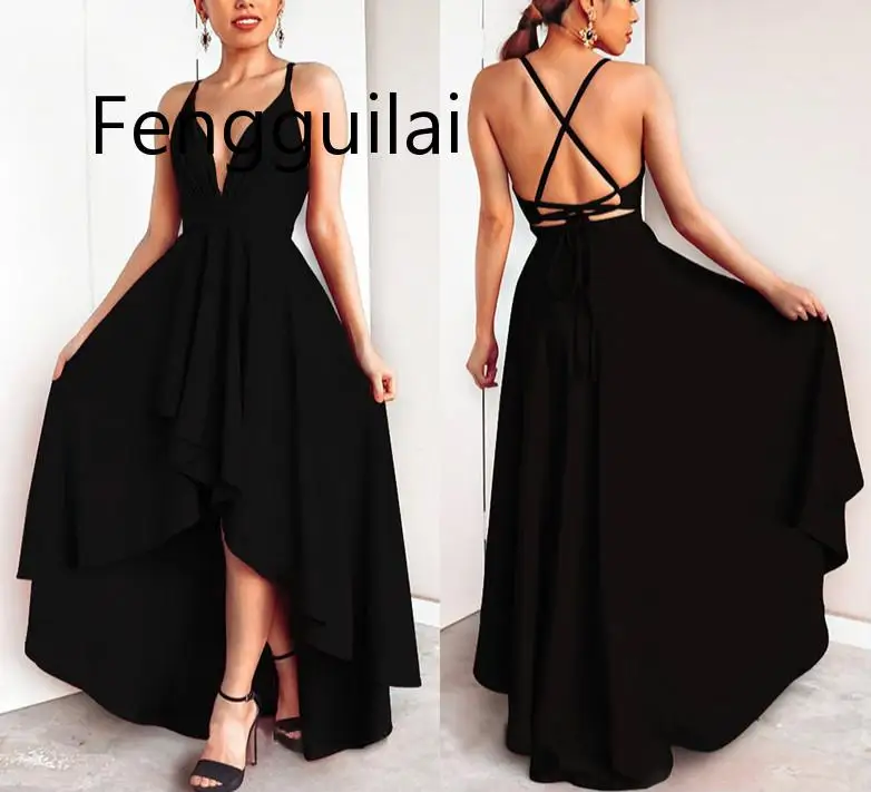 

FENGGUILAI Long Summer Dress Women 2019 Sexy Elegant Backless Bandage Dresses Plus Size Vintage Beach Party Dress Robe Vestidos