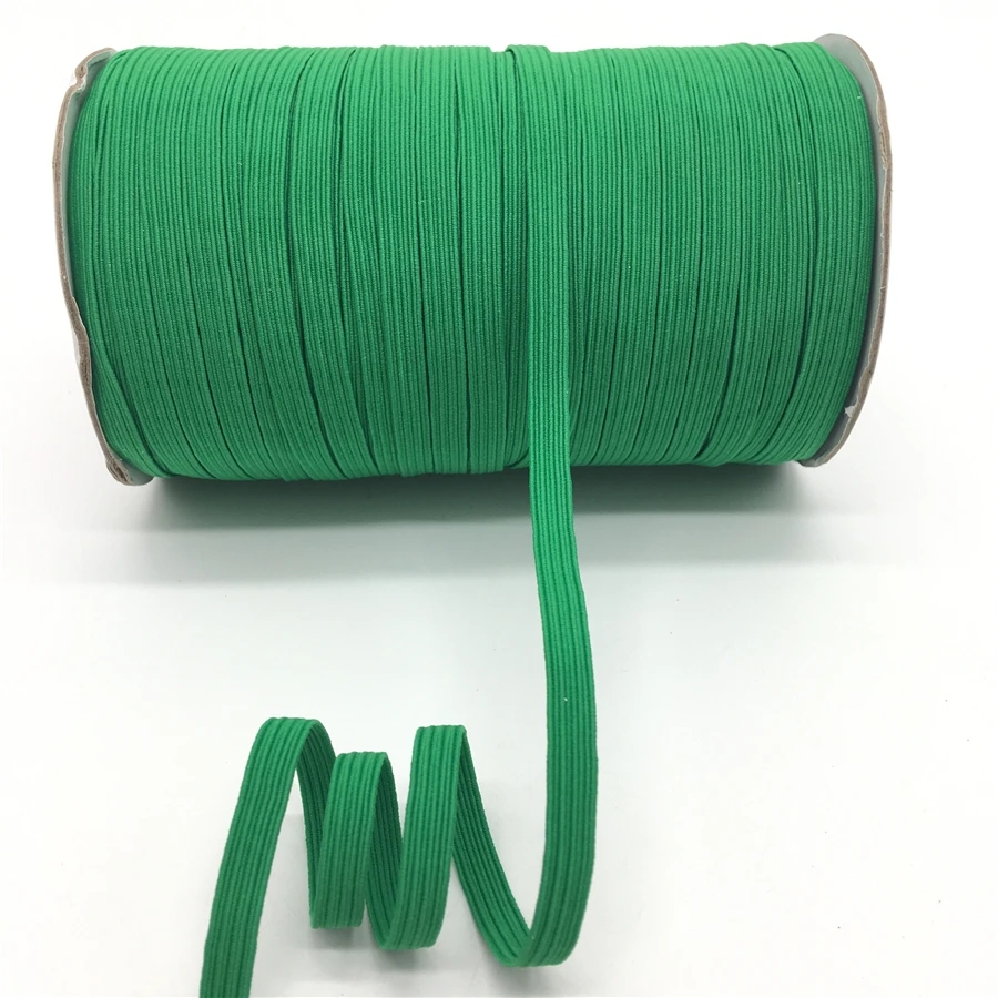 5 ярдов/партия 7 мм эластичная лента Многоуровневая утолщенная атласная эластичная повязка из спандекса отделка швейная лента аксессуары для одежды кружевной отделкой - Цвет: 20