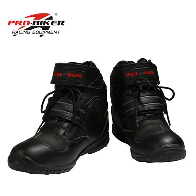 Мотоциклетные ботинки PRO-BIKER дышащие Нескользящие из искусственной кожи для езды