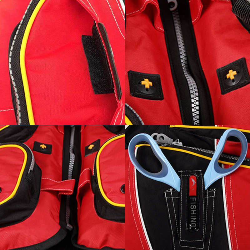 Спасательный жилет для рыбалки и двойного назначения съемный плавающий материал