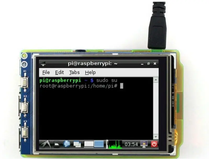 Glyduino 3 2 дюймов Raspberry Pi lcd сенсорный экран монитор модуль 320*240 Разрешение для B +|screen