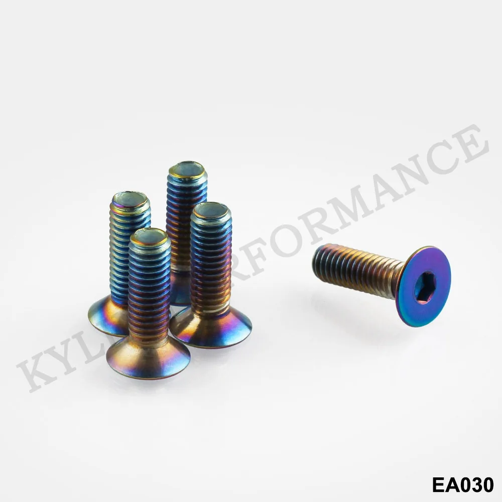 KYLIN-новый набор 5 шт. M6 * 20 NEO хромированная нержавеющая сталь плоская во время