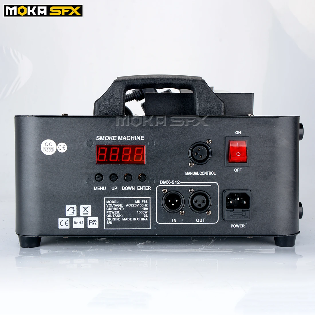 1500 Вт Светодиодная противотуманная машина DMX512 дымовая лучшая для свадебных