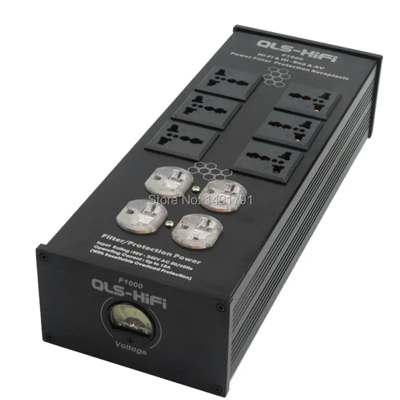 Электронный магазин фильтры для розетки QLS-HiFi F1000 F-1000 HiFi Super Audio фильтр очистки