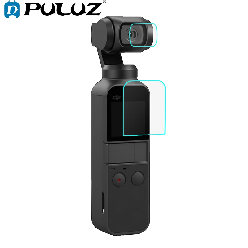 PULUZ HD закаленное стекло Защитная пленка для экрана DJI OSMO Pocket Camera Gimbal