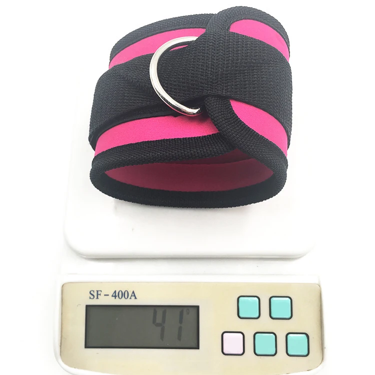 Регулируемое d-образное кольцо с ремешком на щиколотке пряжкой для бодибилдинга