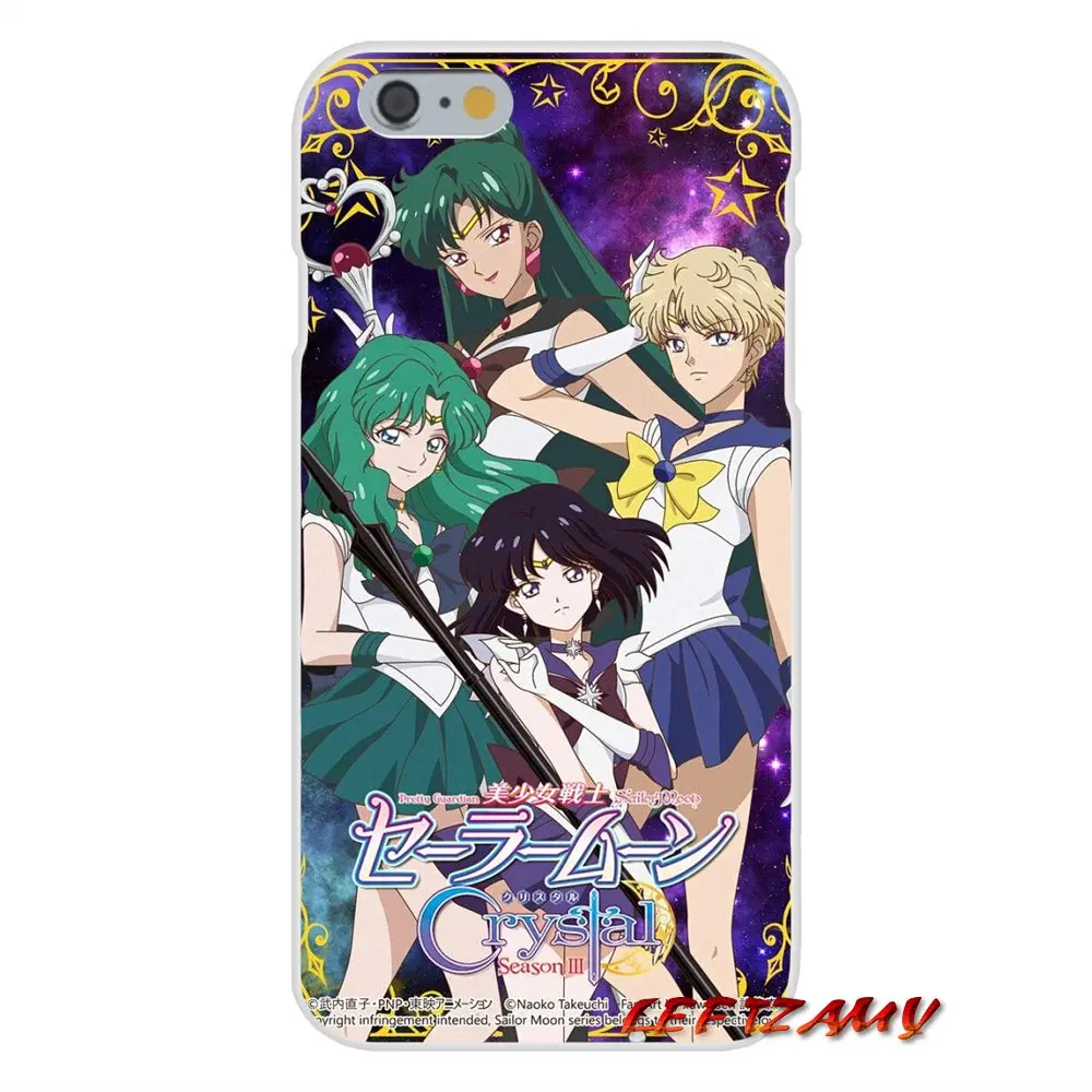 Модный гибкий прозрачный чехол Сейлор Мун для iPhone X XR XS MAX 4 4S 5 5S 5C SE 6 6S 7 8 Plus ipod touch |